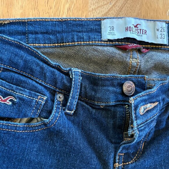 Hollister California SoCal Stretch Y2K Jeans Women's Size 3R 26x33 Laguna Skinny - Picture 2 of 4